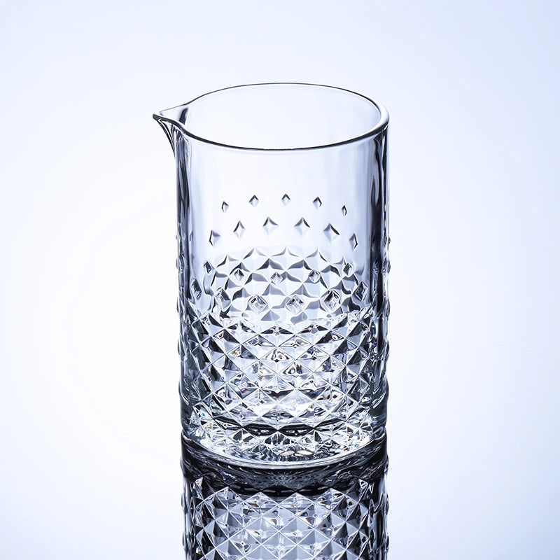 700ml Studded Cocktail Mixing Glass – BARMAID Bar Tool Cocktail Mixing Glass HIP
