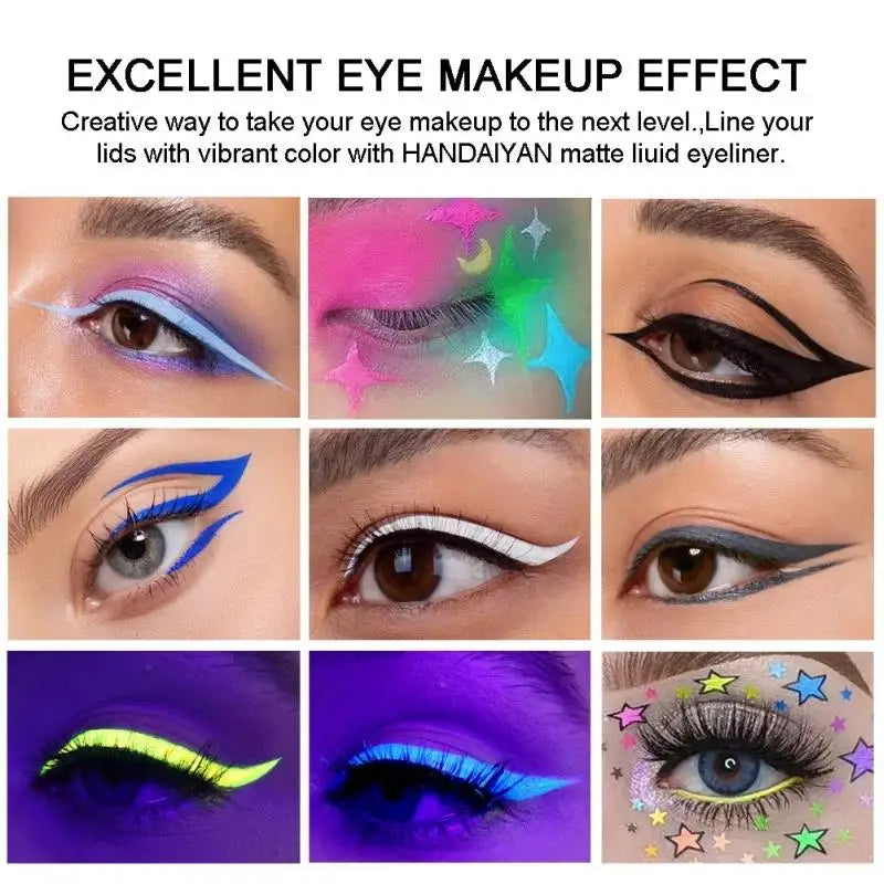 Handaiyan Matte Liquid Eyeliner – Waterproof & UV Long Lasting Liquid Eyeliner HIP