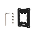 AMD AM5 CPU Holder – CNC Aluminum Alloy Anti-Warp Bracket CPU Mounting Bracket HIP Black