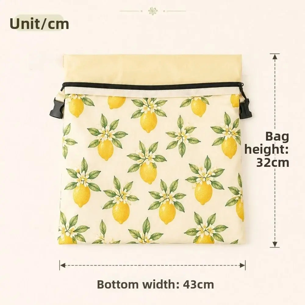 Cotton Beeswax Bread Bag – Lock Closure & Removable Inner Bag Bread Storage Bag HIP