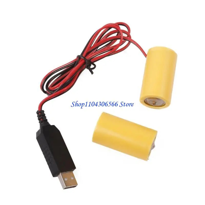 3V C Size Battery Eliminator Cable – Replaces 2x LR14 C Batteries Battery Eliminator Cable HIP