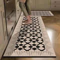 Plaid Kitchen Rug – Anti-Slip Quick Dry Floor Mat | 4 Sizes Kitchen Floor Mat HIP 3 40x120cm-Felt