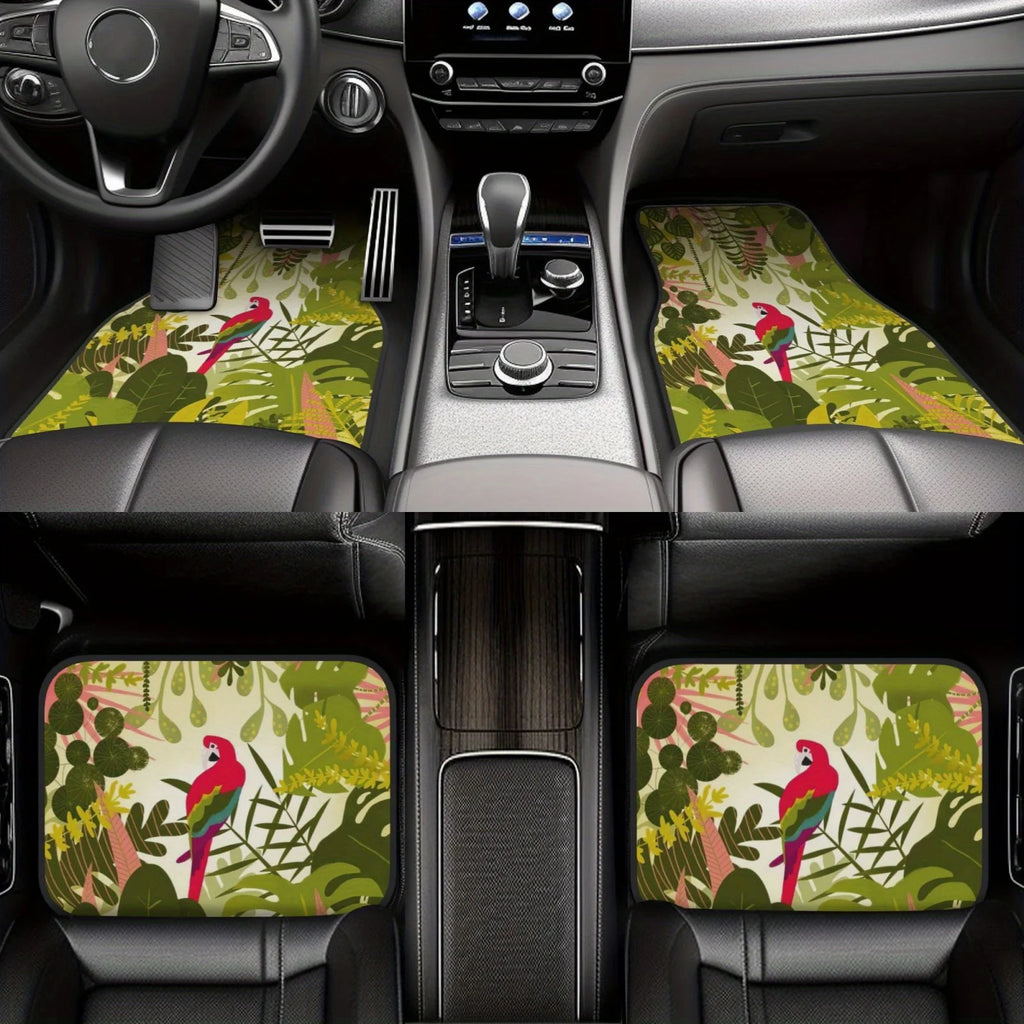 4-Piece Car Floor Mats – All-Over Print, Non-Slip Design Car Floor Mats HIP