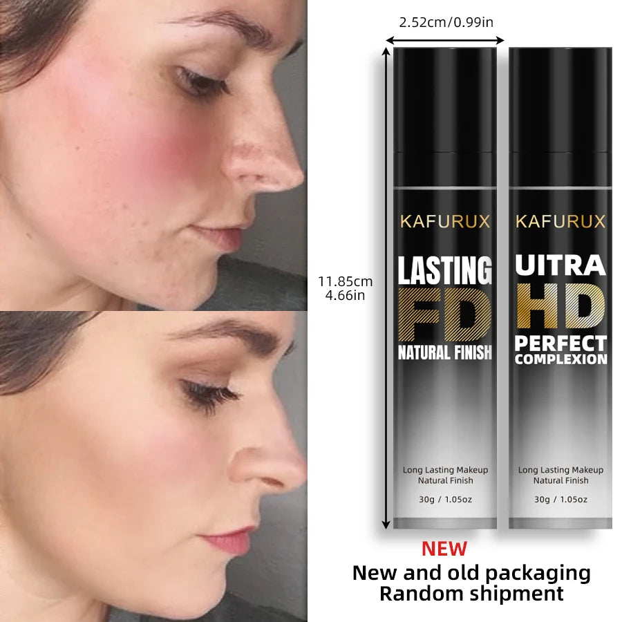 8-Color Face Foundation Cream Oil-Control Matte Concealer Waterproof Liquid Full Coverage Nude Base Professional Makeup Products HIP