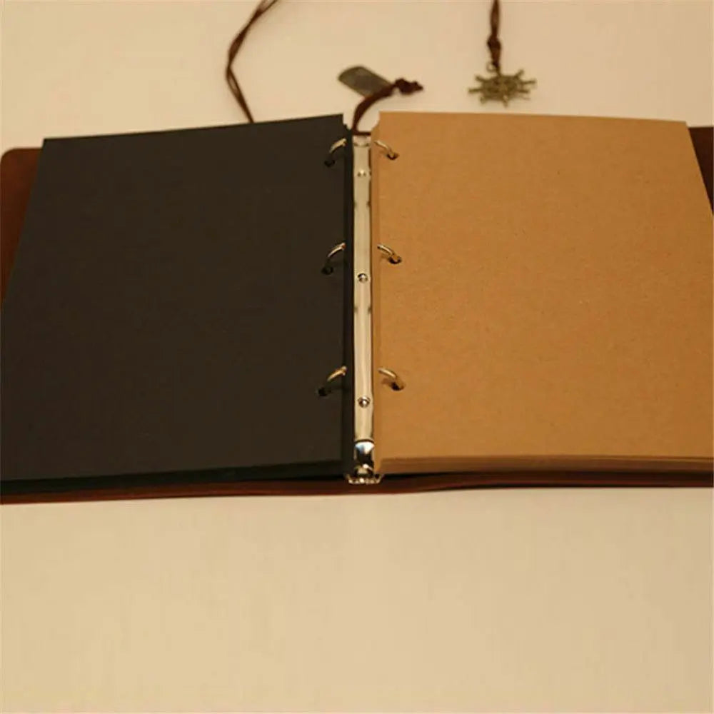 Vintage Leather Photo Album – 40 Pages, Holds 120 Photos Photo Album HIP