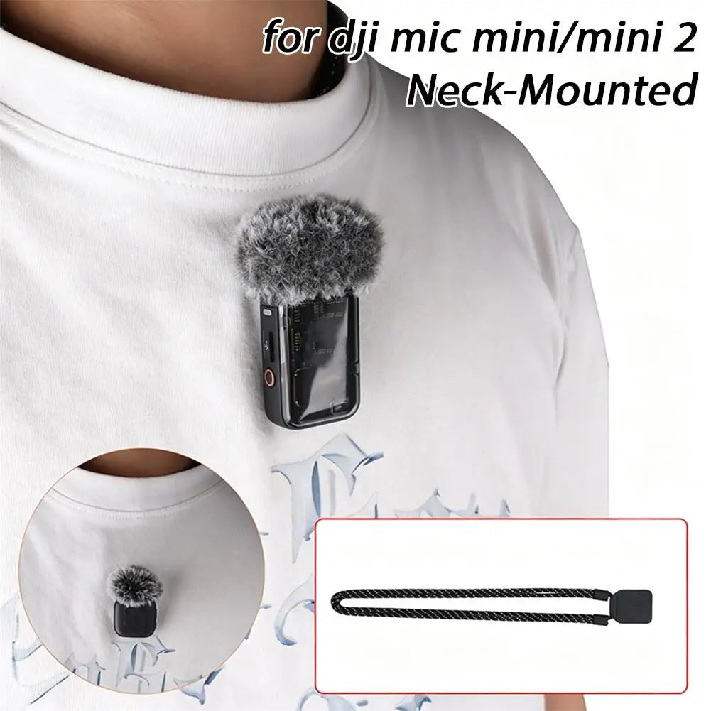 Adjustable Lanyard Magnetic Necklace Mount for dji Mic 2 Mic Mini Hands-Free Microphone Holder Accessories HIP