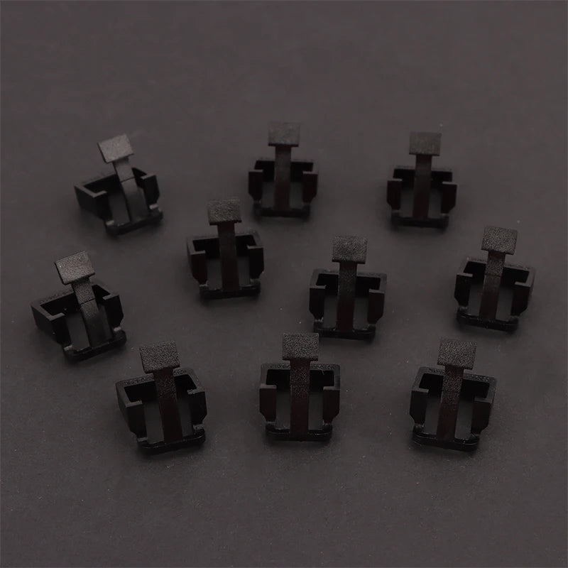 10-Pack RJ45 Replacement Latch Clips – Network Cable Repair Cable Repair Clips HIP Black