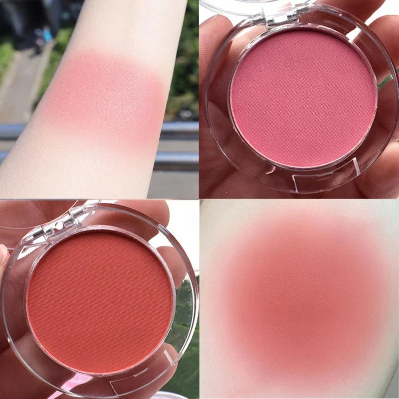 Blush Peach Palette 6 Colors Face Mineral Pigment Cheek Blusher Powder Makeup Professional Contour Shadow Pink Blusher Cosmetics HIP