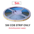COB LED Strip 12V/24V 5M–20M Flexible Tape 3000K–6000K COB LED Strip Light HIP 5M LED Strip Only 3000K Warm White DC 12V|8mm-320 LEDs