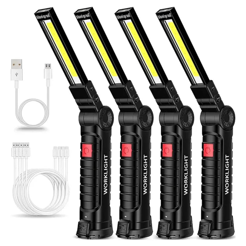 ESMARTER COB LED Folding Work Light – Magnetic USB Rechargeable LED Work Light HIP