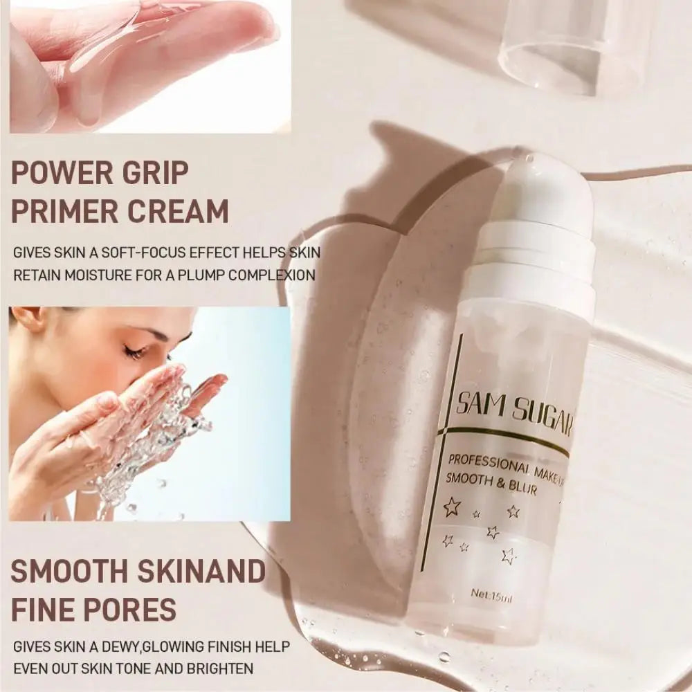 SAM SUGAR Makeup Base Set – Primer, Foundation & Powder Makeup Base Set HIP