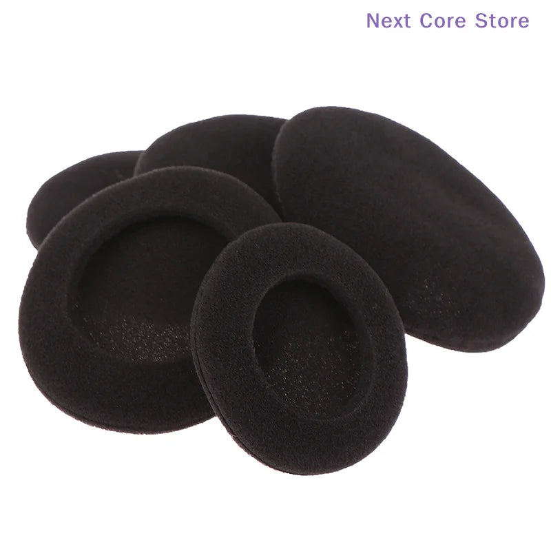 10-Pack Round Foam Ear Pads for Earhook Headphones – 4 Sizes Headphone Ear Pads HIP
