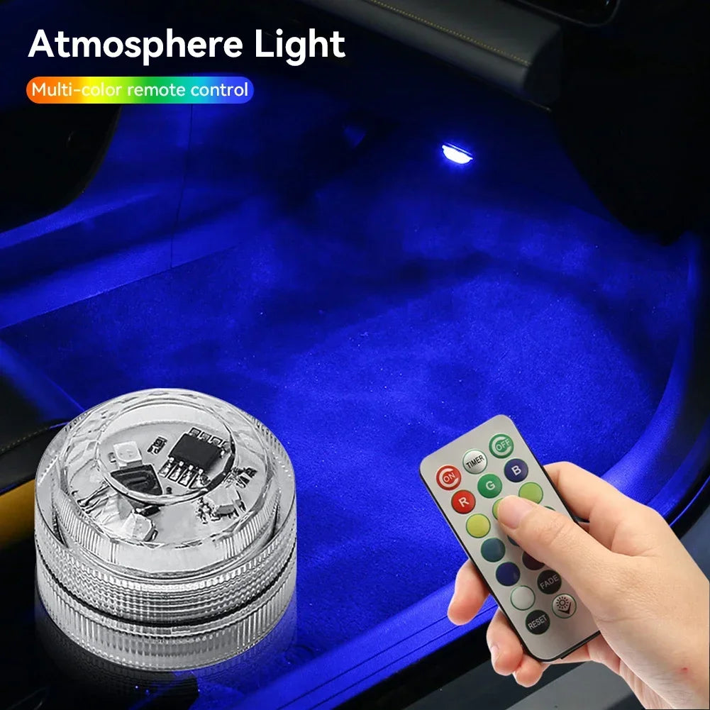 IP67 Waterproof Submersible LED Underwater Light Battery Operated RGB Night Light For Fish Tank Swimming Pool Wedding Party Lamp HIP