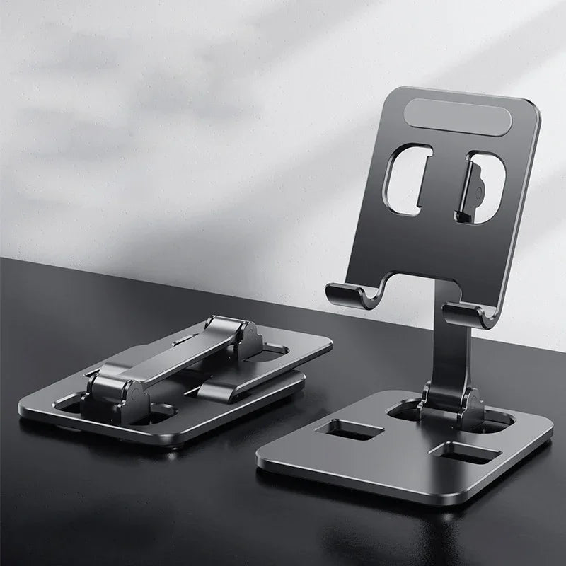 OLPAY Foldable Aluminum Tablet & Phone Stand – Universal Tablet Phone Stand HIP Black 1pc