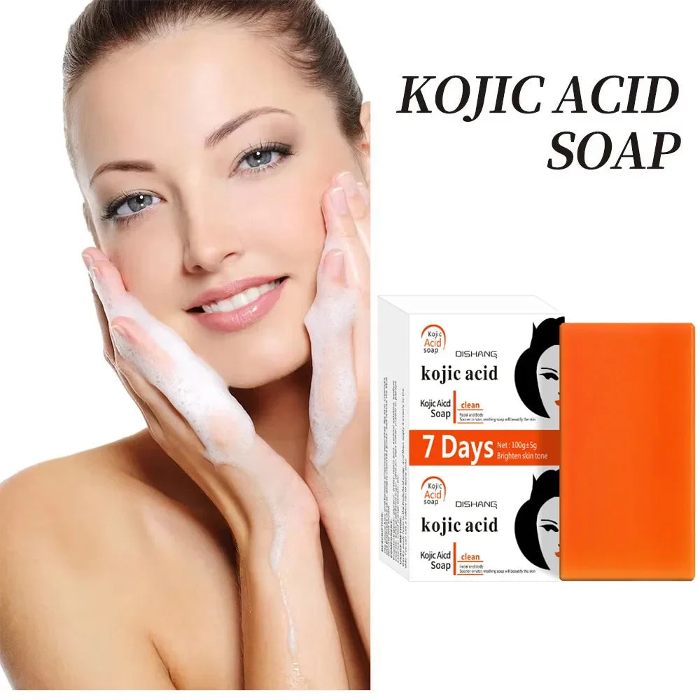 Kojic Acid Brightening Soap – Cleanse, Moisturize & Even Skin Brightening Bar Soap HIP