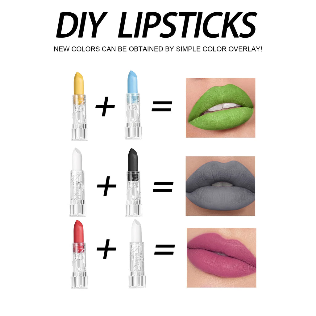 8-Piece Halloween Matte Lipstick Set – Face & Body Paint Halloween Lipstick Set HIP