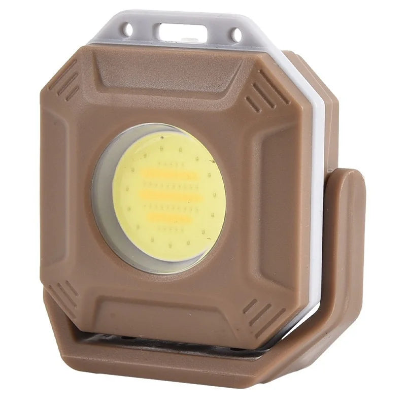 ESMARTER COB Keychain Work Light – Type-C Rechargeable Lamp Keychain Work Light HIP JB2399A brown