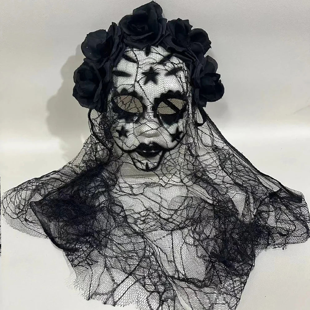 New Halloween Terror Mask Mexican Day of the Dead Makeup Ball Mask cosplay Performance Carnival Party Halloween Decoration HIP