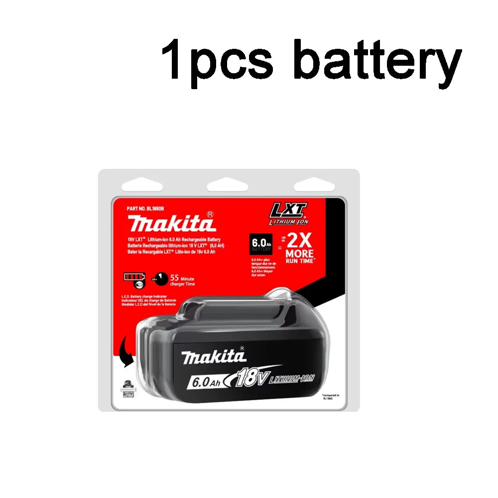 Makita 18V 6.0Ah Li-Ion Battery BL1860 BL1850B BL1830B Compatible Power Tool Battery HIP 1pcs battery China Mainland