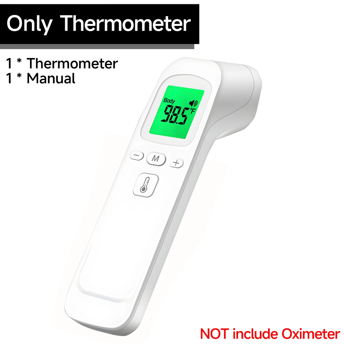 IR Thermometer & Finger Pulse Oximeter Home Monitoring Kit Health Monitoring Kit HIP Only Thermometer