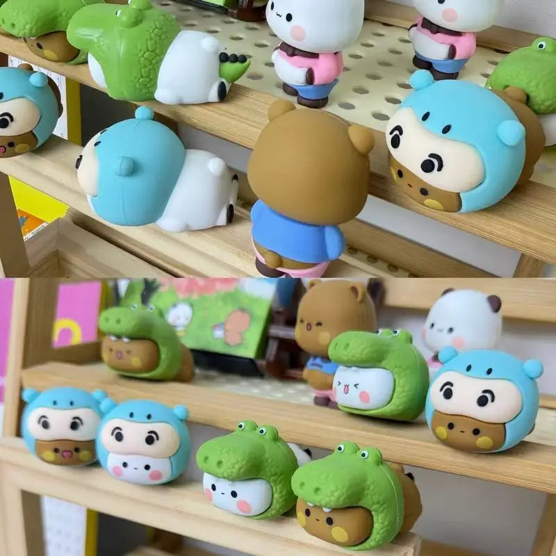 Panda Bubu & Dudu Desktop Model Toy – Cute Desk Ornament Collectible Desk Figurine HIP