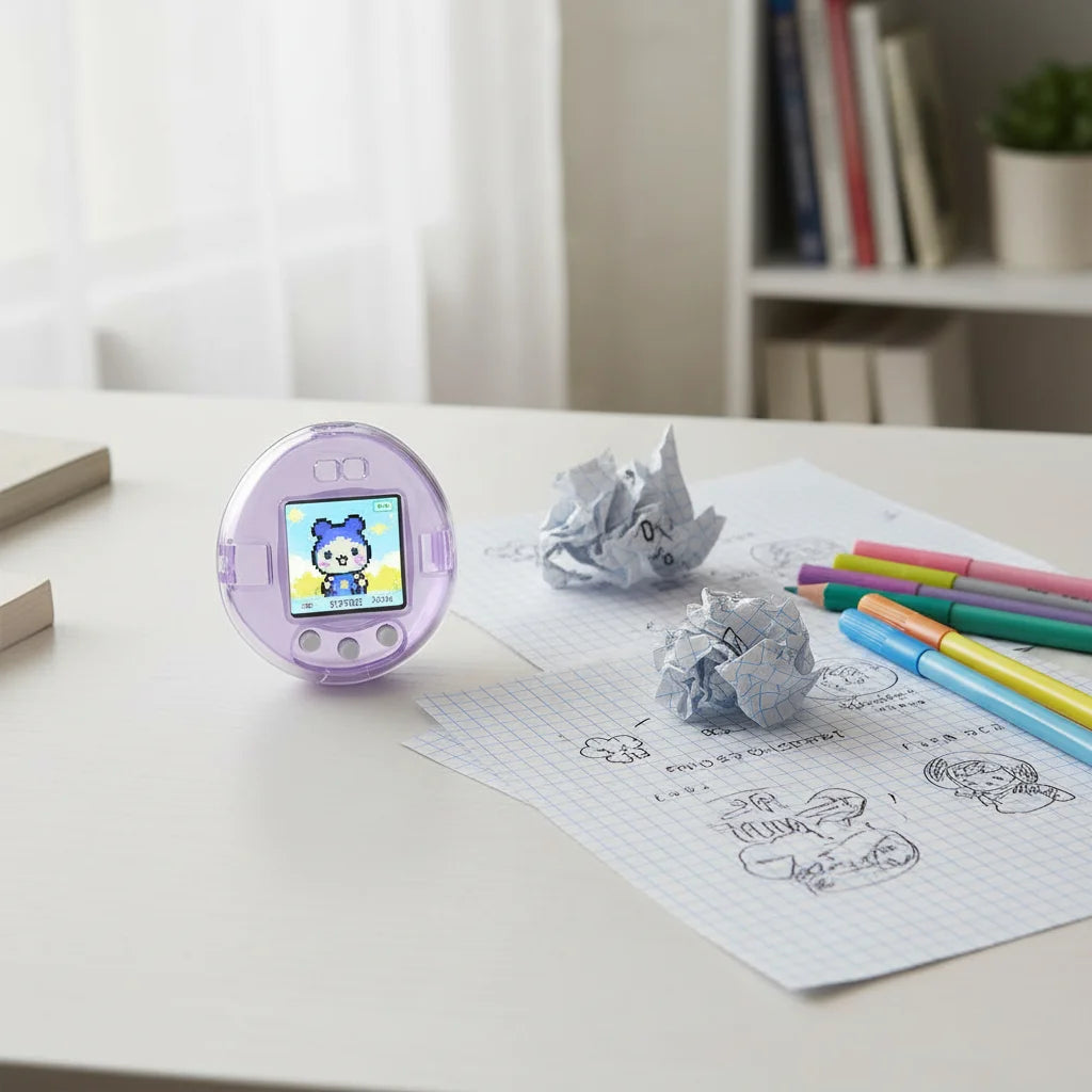 Shockproof Shell For Tamagotchi Uni Crystal Clear Protective Case Skin Accessory Set Includes Hanging Ring And Portable Lanyard HIP