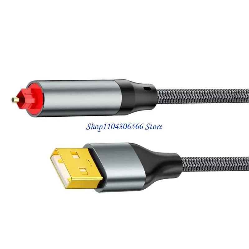 USB-A to S/PDIF Optical Audio Cable 1.5M | Digital Sound Digital Audio Cable HIP