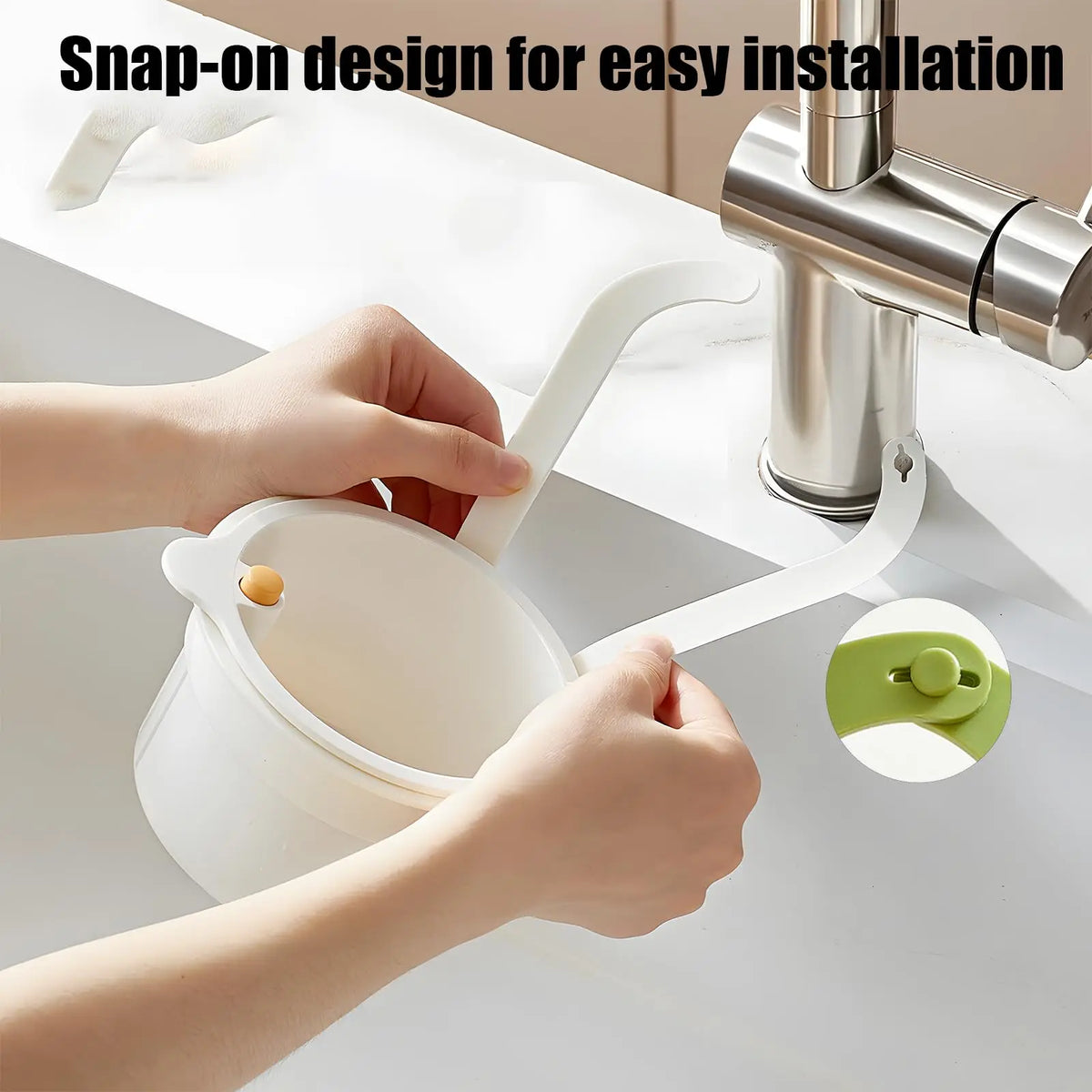 Self-Cleaning Faucet Hanging Sink Strainer Basket | Drain Filter Sink Strainer Basket HIP