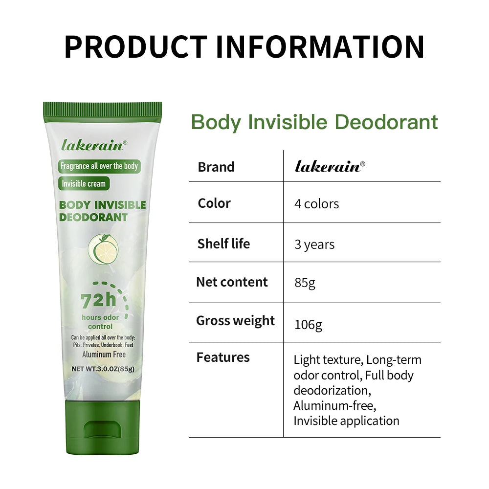 Mint flavor Essentials Deodorant Cream Long Lasting Fragrance Fragrance Oil Deodorant Cream Dating Aroma Perfume Cooling armpit HIP