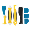 8pcs Plastic Silicon Sealant Scraper Hand Operated Tool for Industrial Hardware Accessory Hand Operated Tool HIP 8pcs