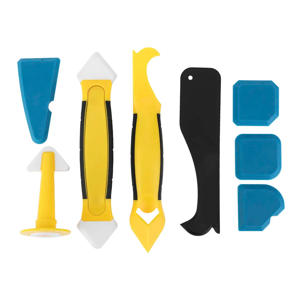 8pcs Plastic Silicon Sealant Scraper Hand Operated Tool for Industrial Hardware Accessory Hand Operated Tool HIP 8pcs