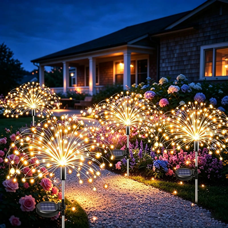 Solar LED Garden Stake Light – Waterproof Outdoor Path Lamp Solar Garden Stake Light HIP