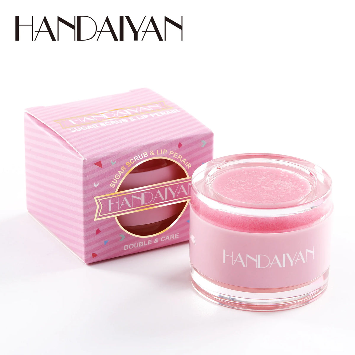 HANDAIYAN 2-in-1 Sugar Scrub Lip Balm & Repair Mask Lip Scrub Balm HIP H1039