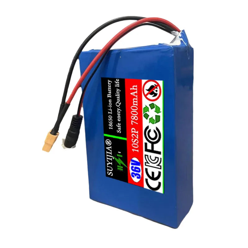 36V 7800mAh Li-Ion Battery Pack 10S2P 18650 BMS E-Scooter Li-Ion Battery Pack HIP