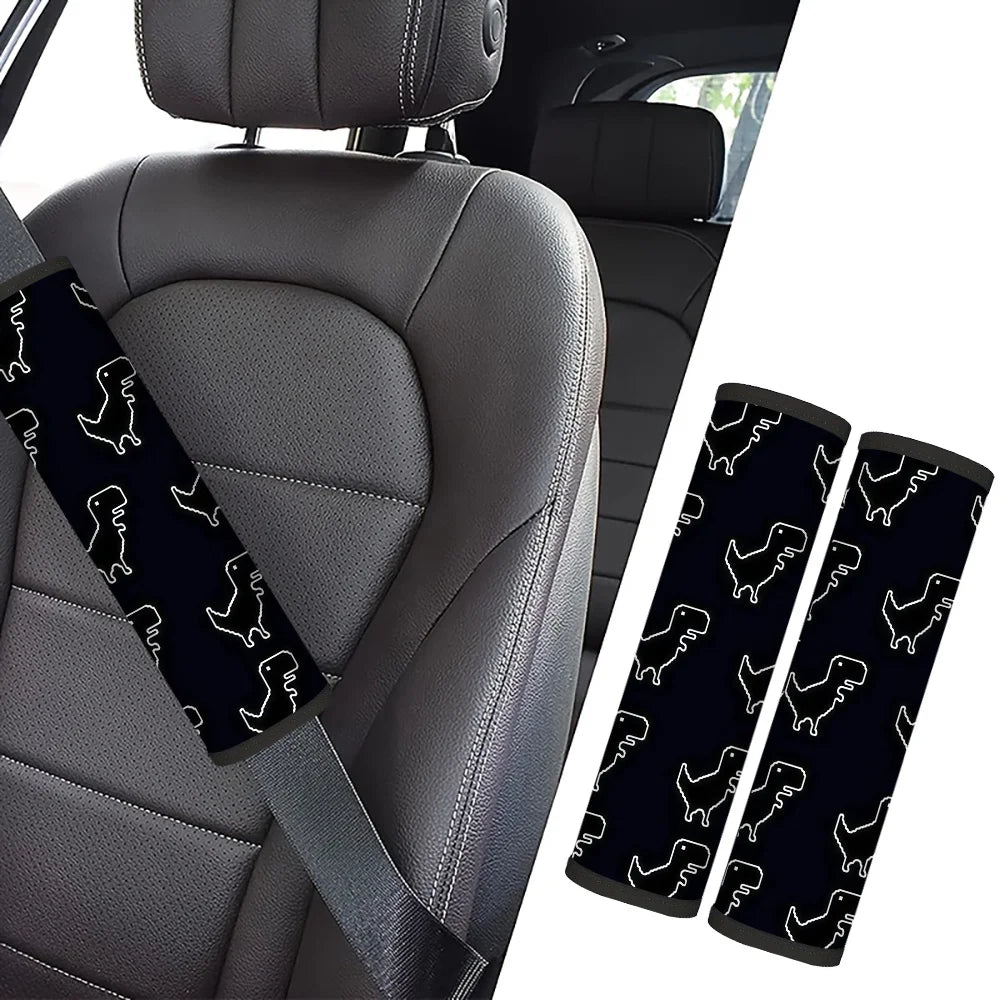 Dinosaur Seat Belt Covers Set of 2 – Soft Car Accessory Seat Belt Covers HIP 1