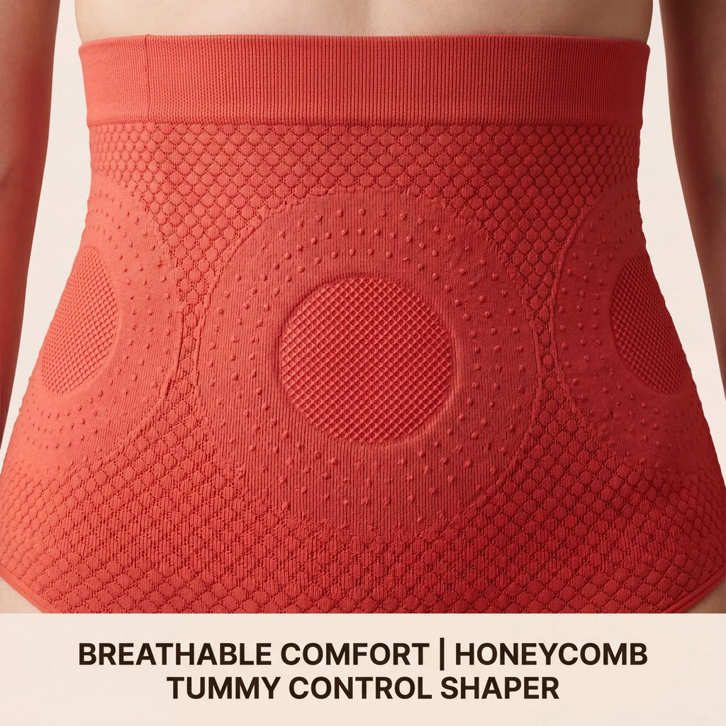 Women's High-Waist Honeycomb Shaping Panty – Seamless Slimmer Shaping Panty HIP