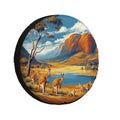 Kangaroo RV Spare Tire Cover – UV-Resistant Polyester Spare Tire Cover HIP 1 17in