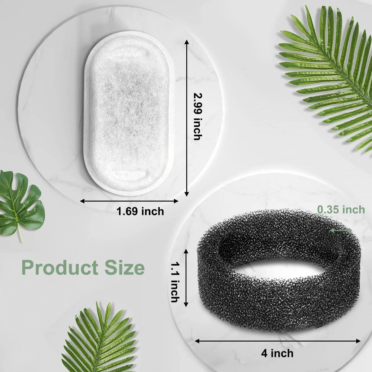 Replacement filter for cat water well stainless steel sp ender feeder pet water well activated carbon replaced filter HIP
