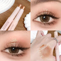 Pearl Glitter Aegyosal Eyeshadow Stick Shimmer Highlighter Pen for Under Eye Brightening Fine Sparkle Waterproof Liner Makeup HIP 03-2Pc