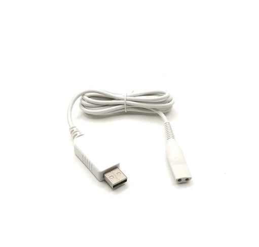 USB Charging Cable for Braun Electric Shavers 1–9 Series 12V Shaver Charging Cable HIP WHITE