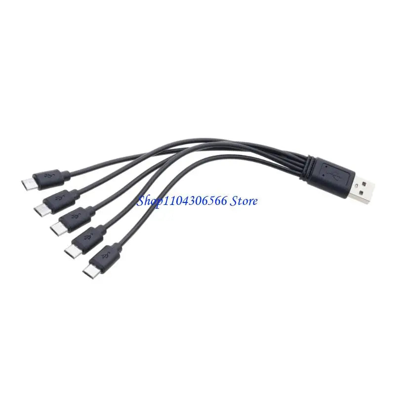 1-to-5 USB Charging Cable for E58 JY019 RC Drone LiPo Battery RC Drone Charging Cable HIP for One for five CN