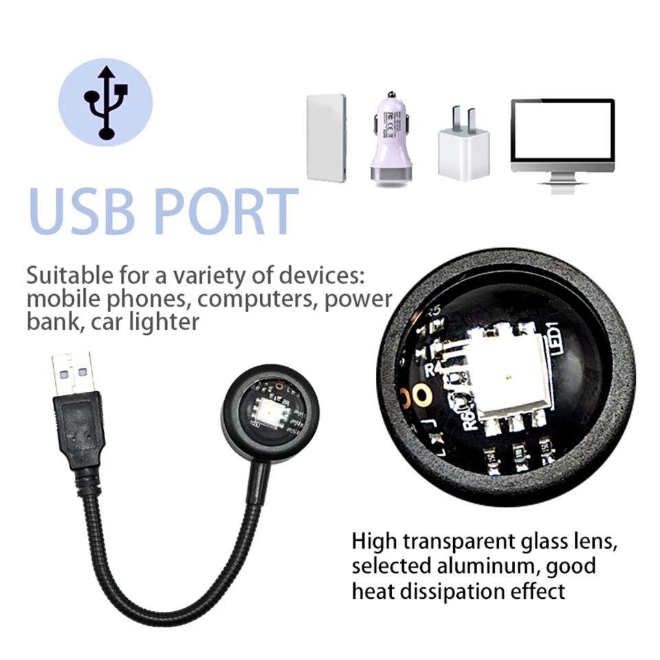 LED Sunset Lamp Nightlights USB Projector Birthday Party Decoration Mood Lights For Bedroom Living Room Wall Photography HIP