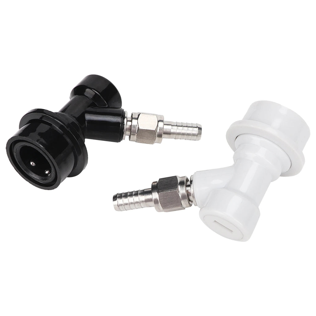 Threaded Ball Lock Keg Fittings Plastic Connector with Adapter Clamp Ball Lock Keg Fittings Plastic Ball Lock Ball Lock Keg HIP