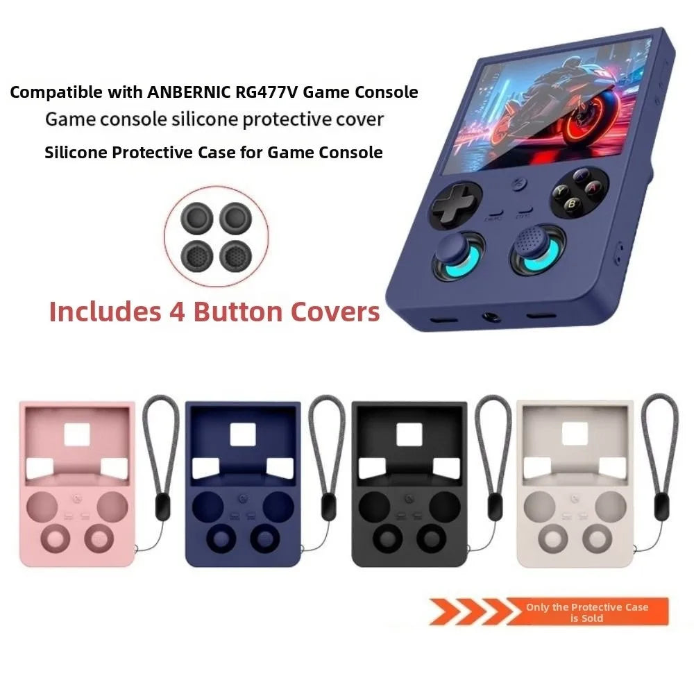 ANBERNIC RG477V Silicone Protective Case – Drop-Proof Cover Game Console Case HIP