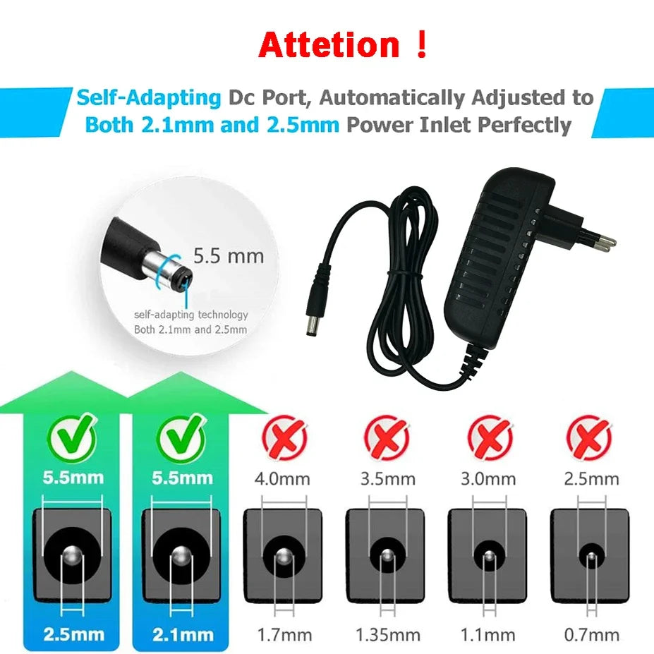12V 2A Power Adapter for Yamaha Keyboard PA130 PA150 PSR YPT Keyboard Power Adapter HIP