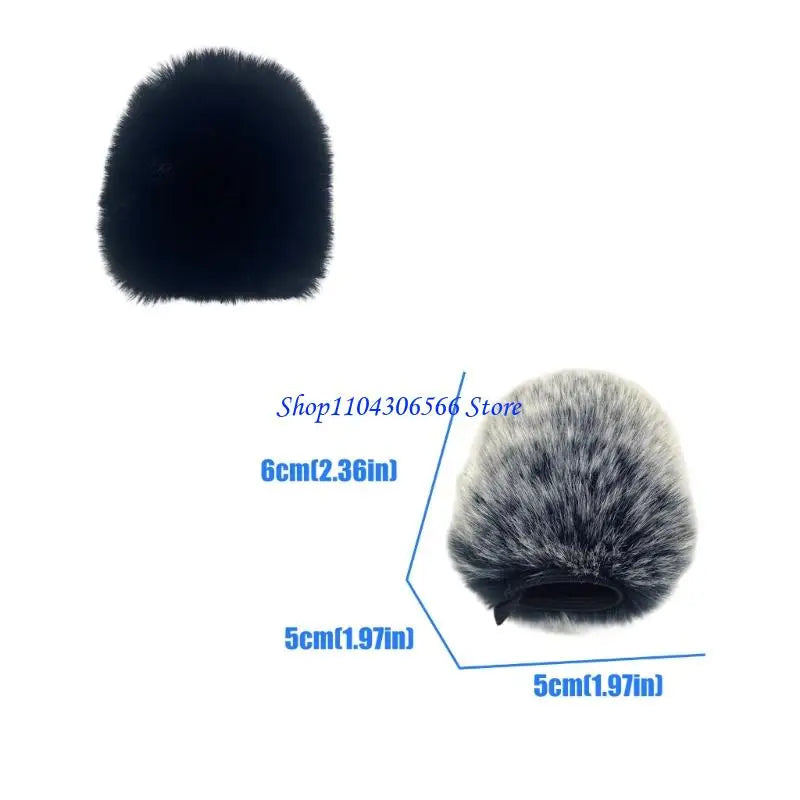 Flocking Foam Wind Muff Cover for GO II Microphones Microphone Wind Cover HIP
