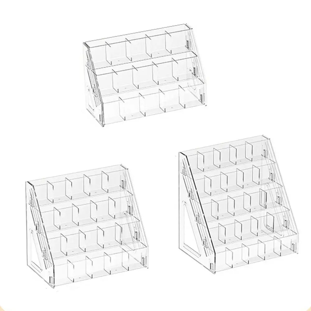 Clear Acrylic Pen Holder – 3/4/5 Layer Desktop Organizer Desktop Pen Organizer HIP
