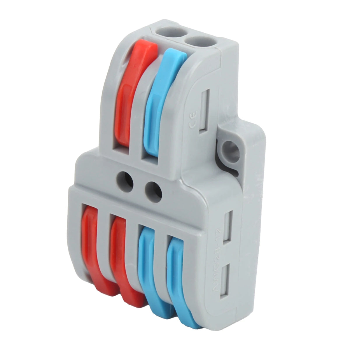 10PCS Cable Connector Color Quick Wiring 2 In 4 Out Terminal Block Connection LT‑422 Cable Connector Terminal HIP