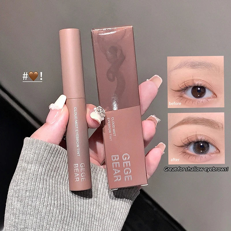 Misty Pink Eyebrow Dyeing Enhancer Waterproof & Sweatproof Tint for Natural Look Long-Lasting Smudge-Proof Mascara Makeup HIP