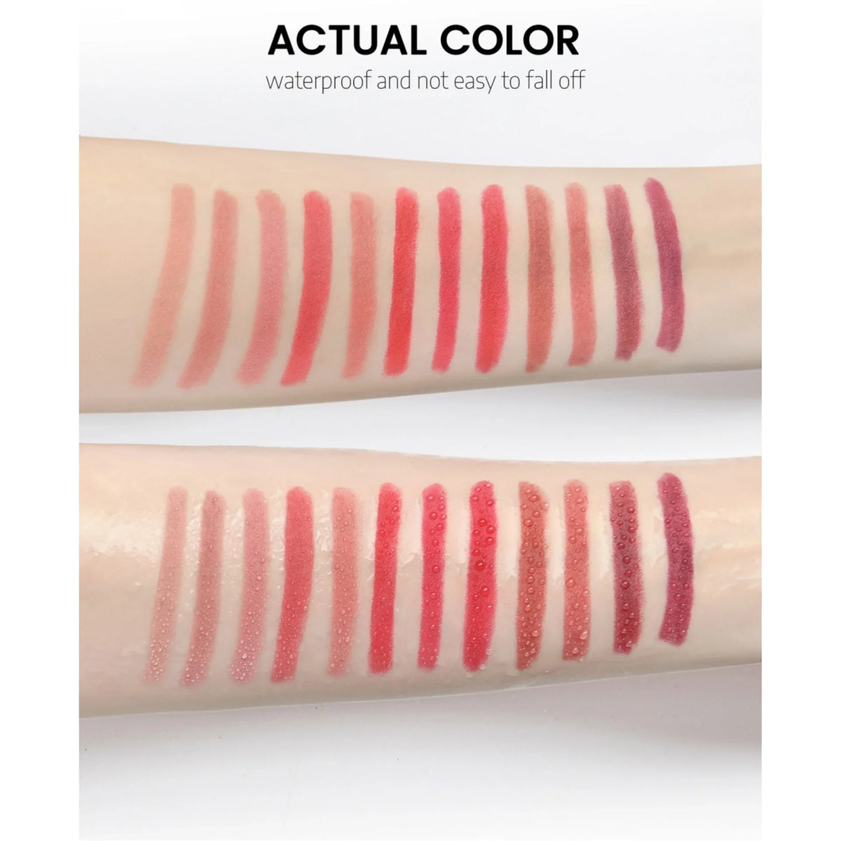 Handaiyan 6-Pc Matte Lip Crayon Set – Waterproof Lip Liner Matte Lip Crayon Set HIP